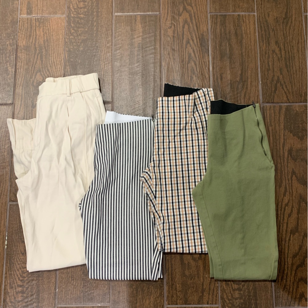 4 Pair Women’s Work Pants (Sz. 6)